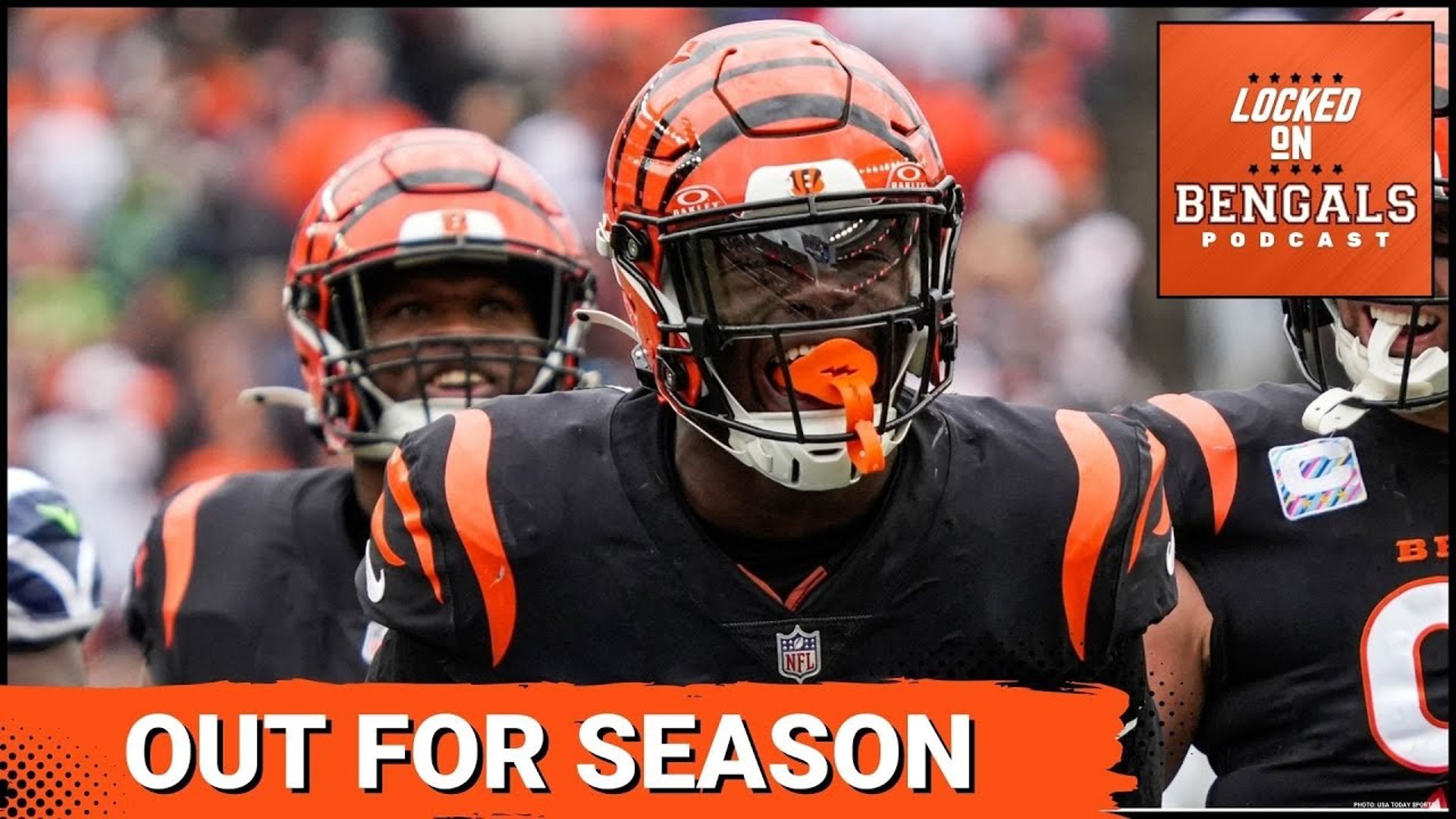 Cincinnati Bengals defensive end Cam Sample suffered a torn Achilles and is out for the year.